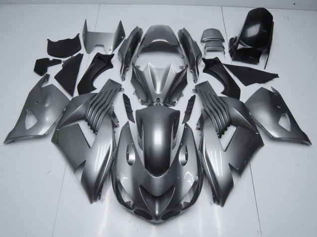 2006-2011 Glossy Grey Kawasaki Ninja ZX14R Motorcycle Fairings 2006-2011 Glossy Grey Kawasaki Ninja ZX14R Motorcycle Fairings