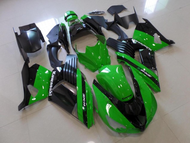 2006-2011 Green and Black Kawasaki Ninja ZX14R Motorcycle Fairings 2006-2011 Green and Black Kawasaki Ninja ZX14R Motorcycle Fairings