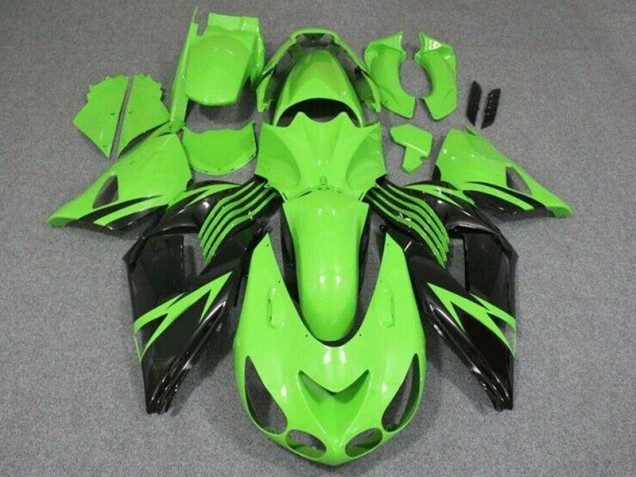 2006-2011 Green Black Kawasaki Ninja ZX14R Motorcycle Fairings 2006-2011 Green Black Kawasaki Ninja ZX14R Motorcycle Fairings