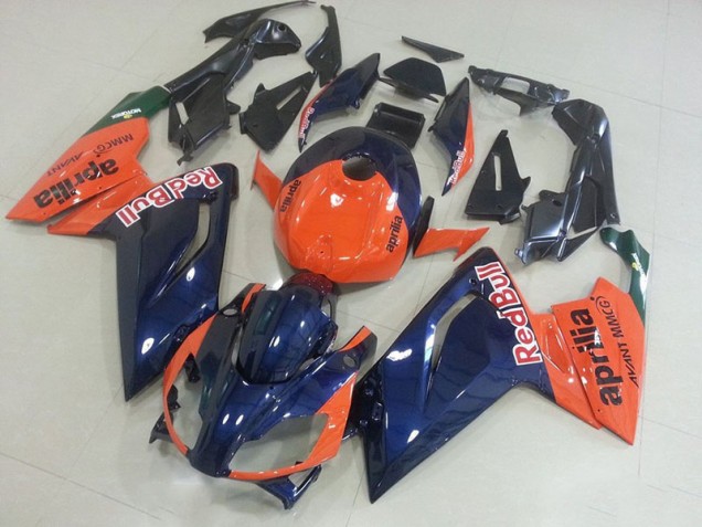 2006-2011 Orange and Dark Blue Aprilia RS125 Motorcycle Fairings