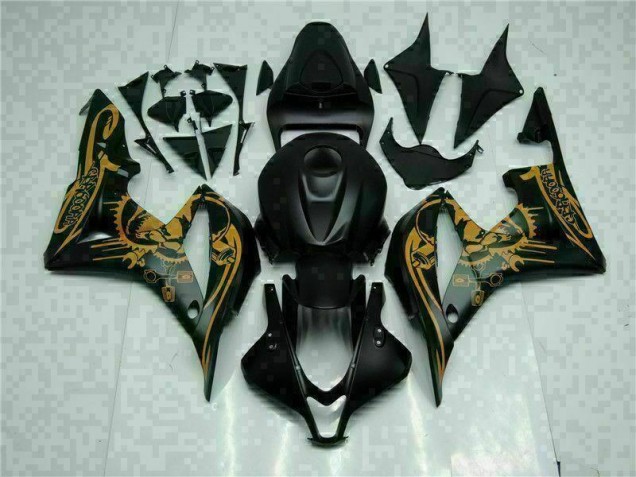 2007-2008 Black Honda CBR600RR Full Fairing Kit 2007-2008 Black Honda CBR600RR Full Fairing Kit