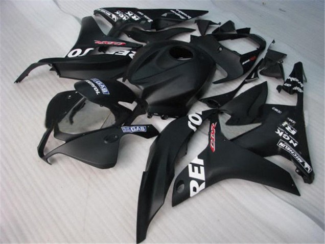 2007-2008 Black Honda CBR600RR Motorcycle Fairings 2007-2008 Black Honda CBR600RR Motorcycle Fairings