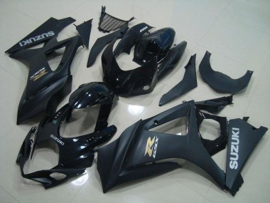2007-2008 Black OEM Style Suzuki GSXR 1000 Motorcycle Fairings