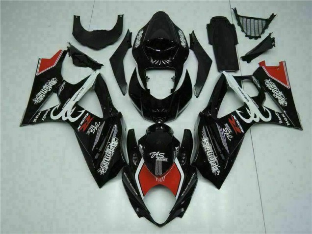 2007-2008 Black Suzuki GSXR 1000 Abs Fairing Kit 2007-2008 Black Suzuki GSXR 1000 Abs Fairing Kit