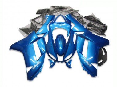 2007-2008 Blue Kawasaki Ninja ZX6R Motorcycle Fairings & Bodywork