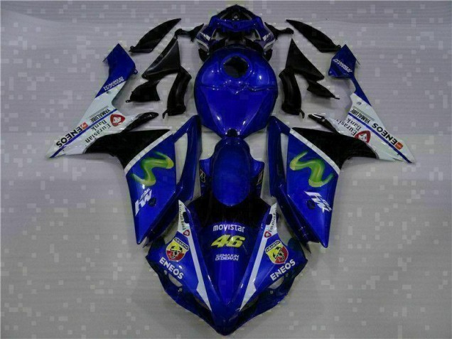 2007-2008 Blue Yamaha YZF R1 Full Fairing Kit 2007-2008 Blue Yamaha YZF R1 Full Fairing Kit