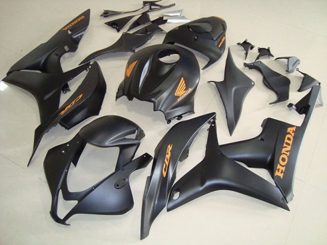 2007-2008 Matte Black Honda CBR600RR Motorcycle Fairings 2007-2008 Matte Black Honda CBR600RR Motorcycle Fairings