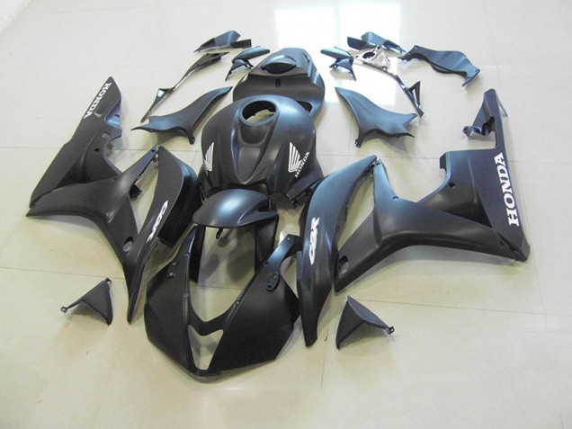 2007-2008 Matte Black Race Version Honda CBR600RR Motorcycle Fairings 2007-2008 Matte Black Race Version Honda CBR600RR Motorcycle Fairings