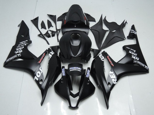 2007-2008 Matte Black Repsol Honda CBR600RR Motorcycle Fairings 2007-2008 Matte Black Repsol Honda CBR600RR Motorcycle Fairings