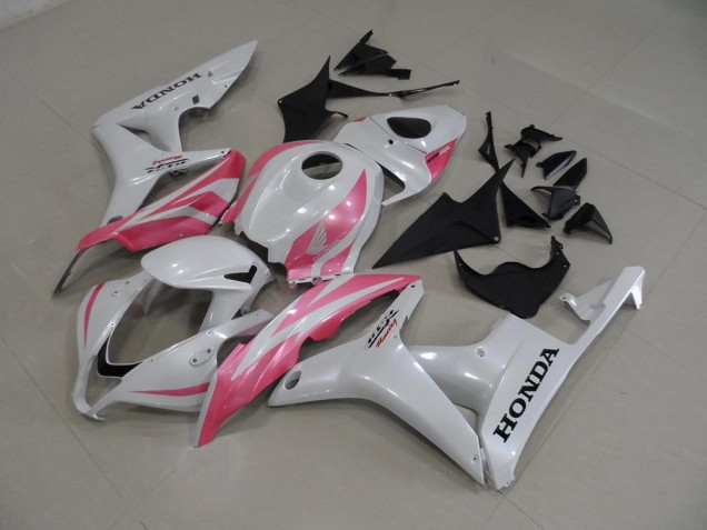 2007-2008 Pink Pearl White Honda CBR600RR Motorcycle Fairings 2007-2008 Pink Pearl White Honda CBR600RR Motorcycle Fairings