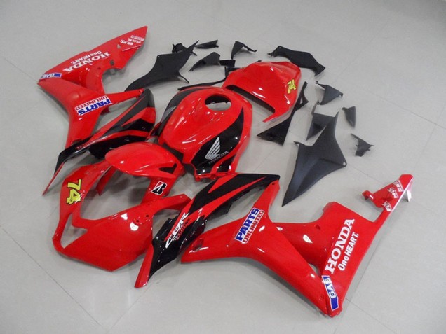 2007-2008 Red Black Race Honda CBR600RR Motorcycle Fairings 2007-2008 Red Black Race Honda CBR600RR Motorcycle Fairings