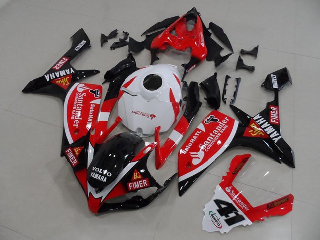 2007-2008 Red Black Stickers Yamaha YZF R1 Motorcycle Fairings 2007-2008 Red Black Stickers Yamaha YZF R1 Motorcycle Fairings