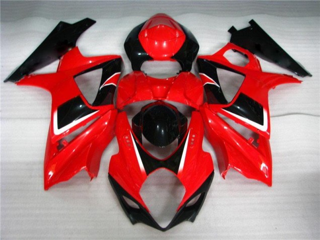 2007-2008 Red Black Suzuki GSXR 1000 Abs Fairing Kit 2007-2008 Red Black Suzuki GSXR 1000 Abs Fairing Kit