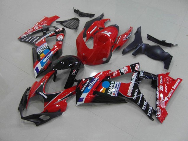2007-2008 Red Suzuki GSXR 1000 Motorcycle Fairings 2007-2008 Red Suzuki GSXR 1000 Motorcycle Fairings