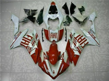 2007-2008 Red White Yamaha YZF R1 Motorcycle Fairings & Bodywork