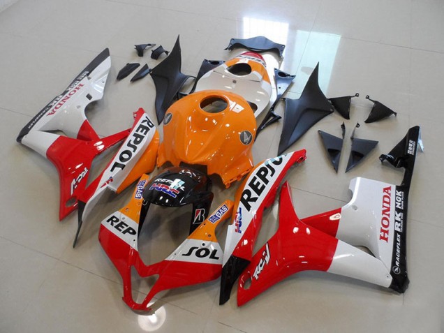 2007-2008 Repsol Honda CBR600RR Motorcycle Fairings 2007-2008 Repsol Honda CBR600RR Motorcycle Fairings