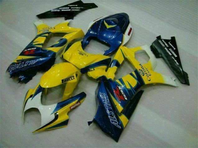 2007-2008 Yellow Suzuki GSXR 1000 Full Fairing Kit 2007-2008 Yellow Suzuki GSXR 1000 Full Fairing Kit