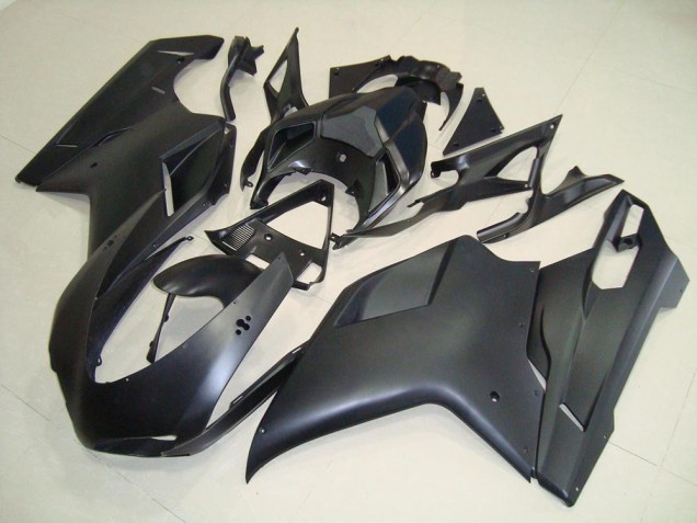 2007-2012 Matte Black No Sticker Ducati 848 1098 1198 Motorcycle Fairings