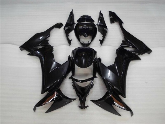 2008-2010 Glossy Black Kawasaki Ninja ZX10R Motorcycle Fairings 2008-2010 Glossy Black Kawasaki Ninja ZX10R Motorcycle Fairings