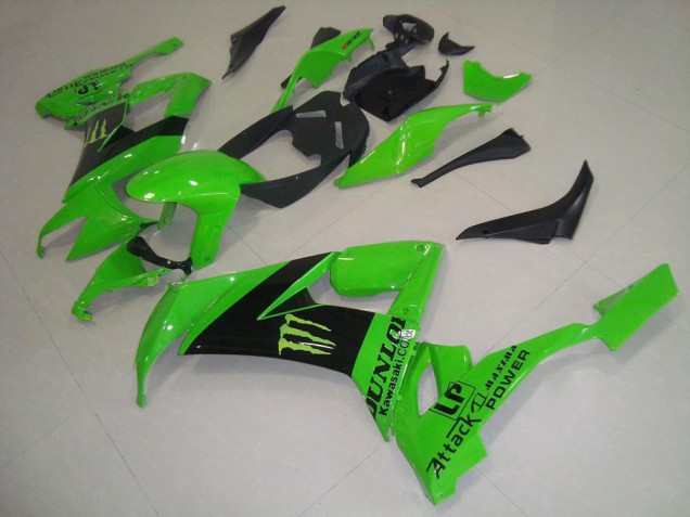 2008-2010 Green Monster Kawasaki Ninja ZX10R Motorcycle Fairings & Bodywork 2008-2010 Green Monster Kawasaki Ninja ZX10R Motorcycle Fairings & Bodywork