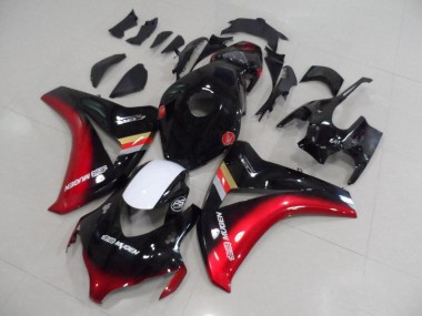 2008-2011 Black Red Mugen Honda CBR1000RR Motorcycle Fairings
