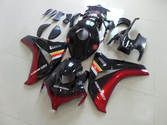 2008-2011 Black Red Mugen Honda CBR1000RR Motorcycle Fairings & Bodywork 2008-2011 Black Red Mugen Honda CBR1000RR Motorcycle Fairings & Bodywork