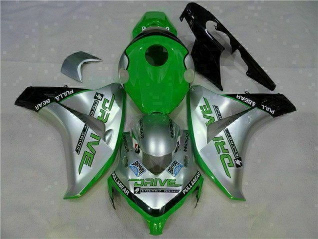 2008-2011 Green Silver Honda CBR1000RR Motorcycle Fairings 2008-2011 Green Silver Honda CBR1000RR Motorcycle Fairings