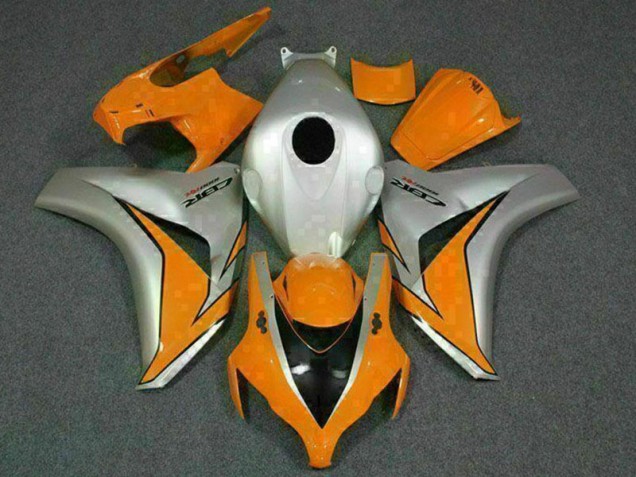 2008-2011 Orange Silver Honda CBR1000RR Motorcycle Fairings & Bodywork 2008-2011 Orange Silver Honda CBR1000RR Motorcycle Fairings & Bodywork