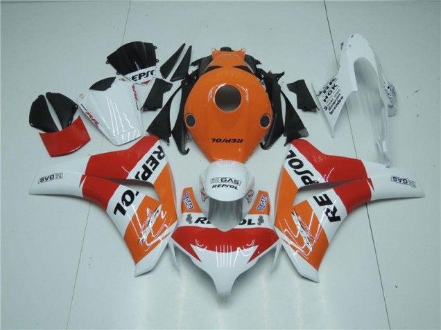 2008-2011 Orange White Red Honda CBR1000RR Motorcycle Fairings 2008-2011 Orange White Red Honda CBR1000RR Motorcycle Fairings