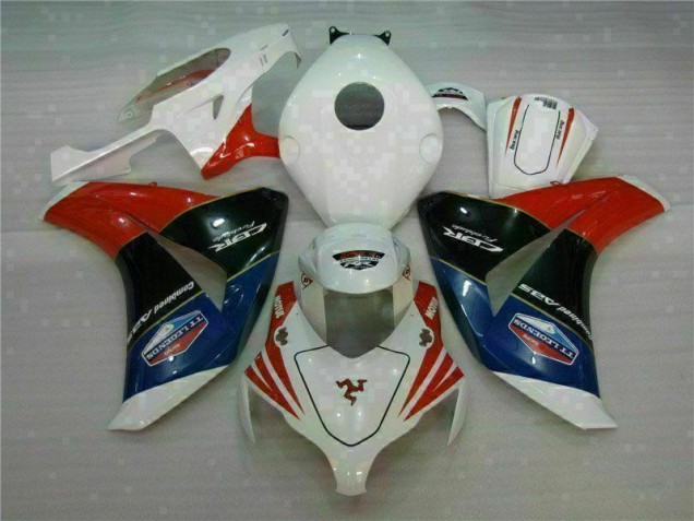 2008-2011 Red White Honda CBR1000RR Complete ABS Motorcycle Fairings 2008-2011 Red White Honda CBR1000RR Complete ABS Motorcycle Fairings