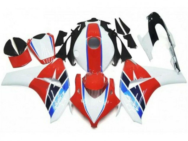 2008-2011 Red White Honda CBR1000RR Complete Fairing Kits 2008-2011 Red White Honda CBR1000RR Complete Fairing Kits