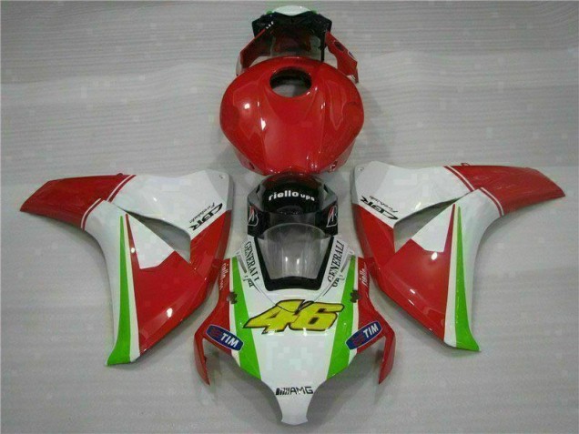 2008-2011 Red White Honda CBR1000RR Injection Motorcycle Fairings 2008-2011 Red White Honda CBR1000RR Injection Motorcycle Fairings