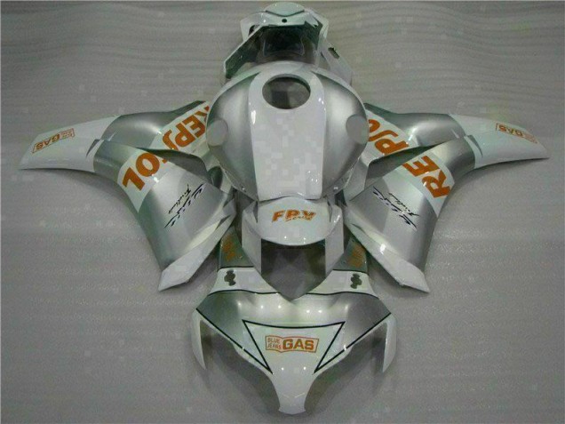 2008-2011 Silver Honda CBR1000RR Motorcycle Fairings