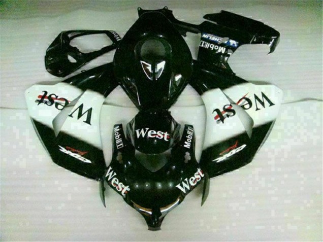 2008-2011 White Black Honda CBR1000RR Fairing Kit & Plastics 2008-2011 White Black Honda CBR1000RR Fairing Kit & Plastics
