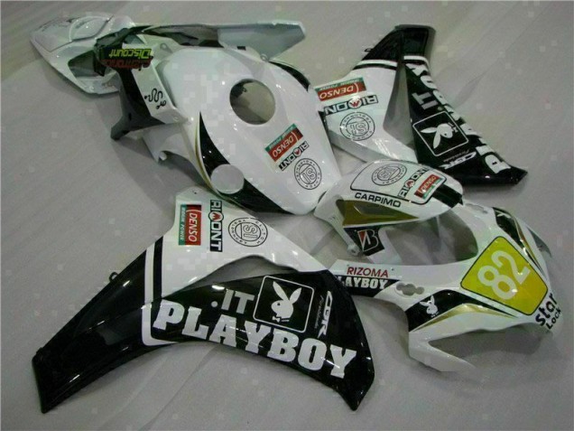 2008-2011 White Black Honda CBR1000RR Injection Motorcycle Fairings 2008-2011 White Black Honda CBR1000RR Injection Motorcycle Fairings
