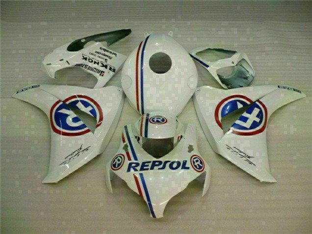 2008-2011 White Blue Honda CBR1000RR Abs Fairing & Bodywork 2008-2011 White Blue Honda CBR1000RR Abs Fairing & Bodywork