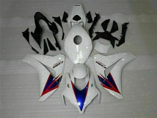 2008-2011 White Blue Red Honda CBR1000RR Fairing Kit 2008-2011 White Blue Red Honda CBR1000RR Fairing Kit