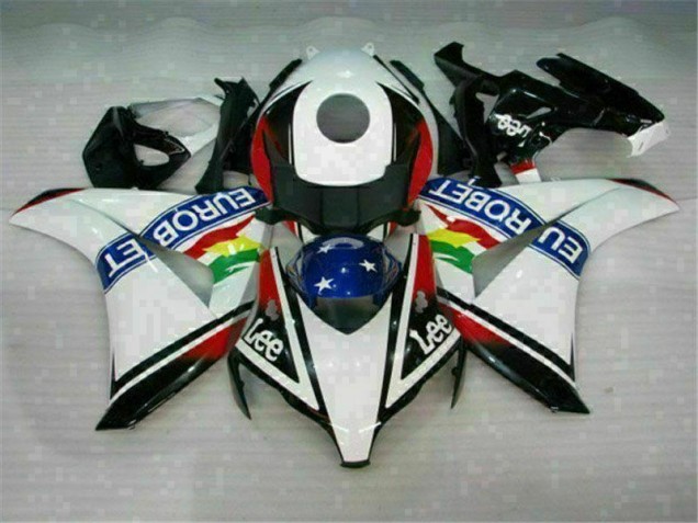 2008-2011 White Red Honda CBR1000RR Motorcycle Fairings 2008-2011 White Red Honda CBR1000RR Motorcycle Fairings