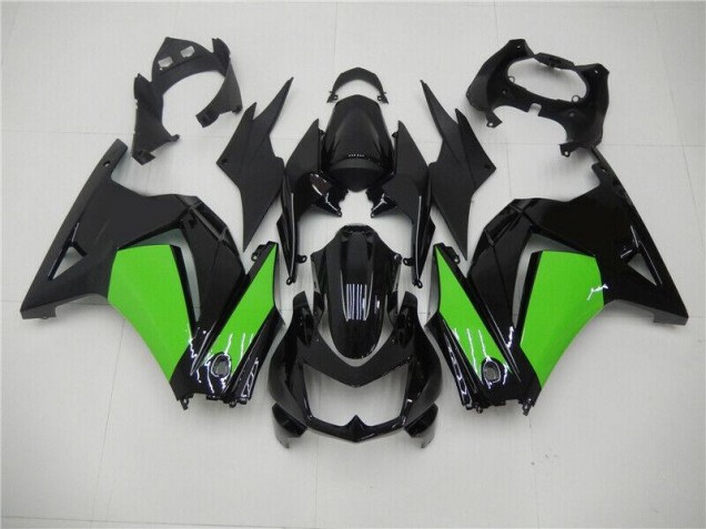 2008-2012 Black Green Kawasaki Ninja EX250 Motorcycle Fairings 2008-2012 Black Green Kawasaki Ninja EX250 Motorcycle Fairings