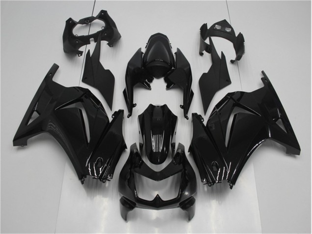 2008-2012 Glossy Black Kawasaki Ninja EX250 Motorcycle Fairings 2008-2012 Glossy Black Kawasaki Ninja EX250 Motorcycle Fairings