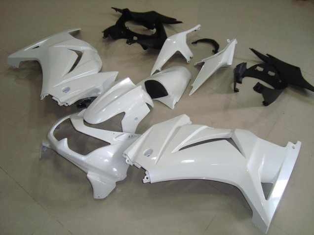 2008-2012 Pearl White Kawasaki Ninja ZX250R Motorcycle Fairings & Bodywork 2008-2012 Pearl White Kawasaki Ninja ZX250R Motorcycle Fairings & Bodywork
