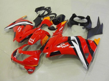 2008-2012 Red Black Kawasaki Ninja ZX250R Motorcycle Fairings & Bodywork & Bodywork