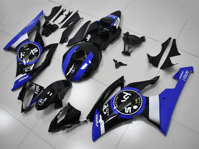 2008-2016 Blue Black Yamaha YZF R6 Motorcycle Fairings 2008-2016 Blue Black Yamaha YZF R6 Motorcycle Fairings