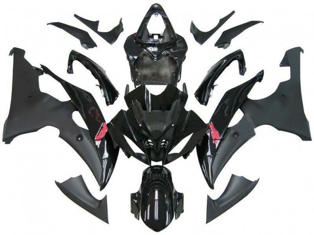 2008-2016 Contrast Black R6 Yamaha YZF R6 Motorcycle Fairings 2008-2016 Contrast Black R6 Yamaha YZF R6 Motorcycle Fairings