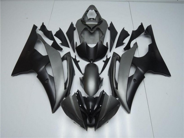 2008-2016 Grey Black Yamaha YZF R6 Fairing Kit & Bodywork 2008-2016 Grey Black Yamaha YZF R6 Fairing Kit & Bodywork