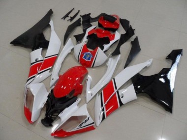 2008-2016 Red White Black Yamaha YZF R6 Motorcycle Fairings & Bodywork