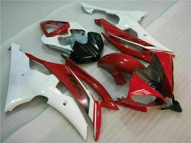 2008-2016 Red White Yamaha YZF R6 Motorcycle Fairings & Bodywork 2008-2016 Red White Yamaha YZF R6 Motorcycle Fairings & Bodywork