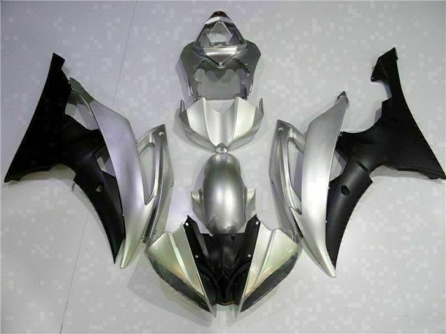 2008-2016 Silver Black Yamaha YZF R6 Motorcycle Fairings 2008-2016 Silver Black Yamaha YZF R6 Motorcycle Fairings