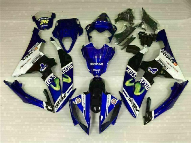 2008-2016 White Blue Yamaha YZF R6 Motorcycle Fairings & Bodywork 2008-2016 White Blue Yamaha YZF R6 Motorcycle Fairings & Bodywork