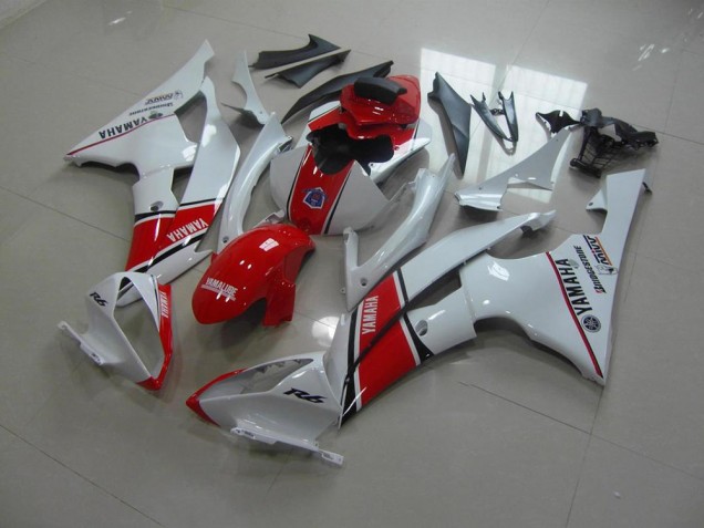 2008-2016 White Red OEM Style Yamaha YZF R6 Motorcycle Fairings 2008-2016 White Red OEM Style Yamaha YZF R6 Motorcycle Fairings